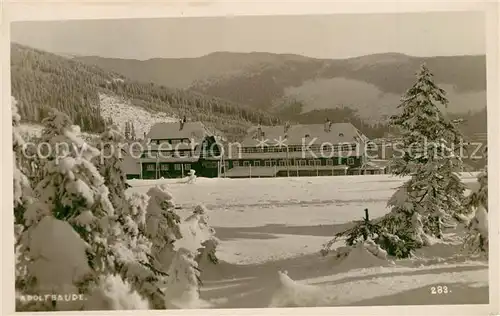 AK / Ansichtskarte Spindlermuehle_Spindleruv_Mlyn Winterpanorama Adolfbaude Riesengebirge Spindlermuehle_Spindleruv