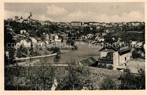 AK / Ansichtskarte Tabor_Suedboehmen Stadtpanorama Tabor Suedboehmen