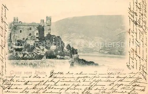 AK / Ansichtskarte Wilgartswiesen Falkenburg Rheinpartie Wilgartswiesen