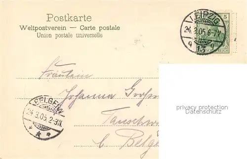 AK / Ansichtskarte Leipzig Rathaus Schankkeller Leipzig