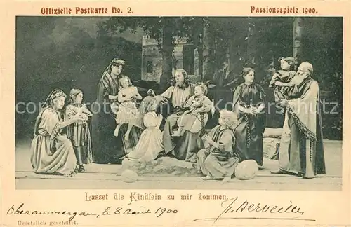 AK / Ansichtskarte Oberammergau Passionsspiele 1900 Oberammergau