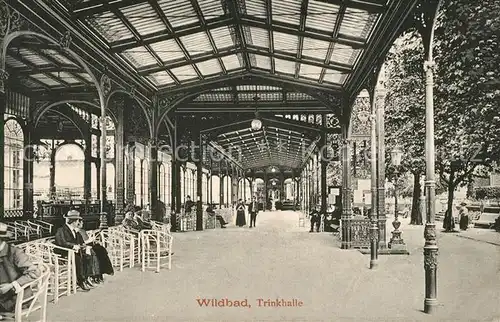 AK / Ansichtskarte Wildbad_Schwarzwald Trinkhalle Wildbad_Schwarzwald