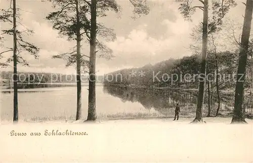 AK / Ansichtskarte Schlachtensee Seepartie Schlachtensee
