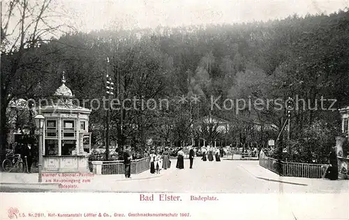 AK / Ansichtskarte Bad_Elster Badeplatz Bad_Elster