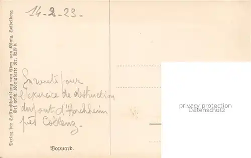 AK / Ansichtskarte Boppard_Rhein Rheinpartie Boppard Rhein