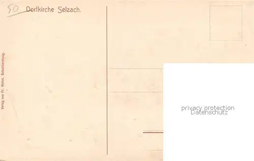 AK / Ansichtskarte Selzach Dorfkirche Selzach