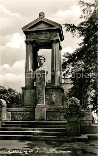 AK / Ansichtskarte Aschaffenburg_Main Ludwigsbrunnen Aschaffenburg Main