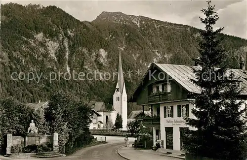 AK / Ansichtskarte Bayrischzell mit Kriegerdenkmal Bayrischzell