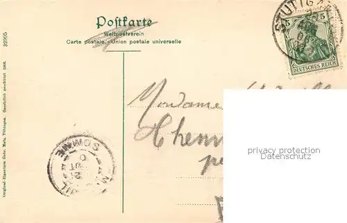 AK / Ansichtskarte Stuttgart altes Schloss Stuttgart