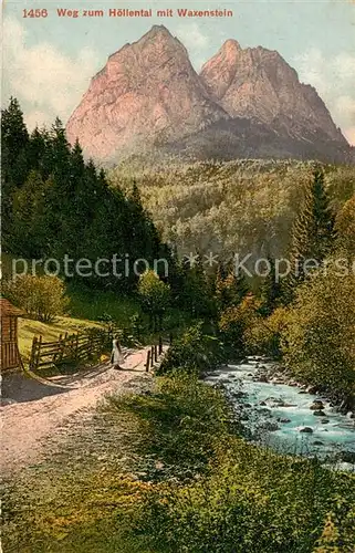 AK / Ansichtskarte Waxenstein H?llental Waxenstein