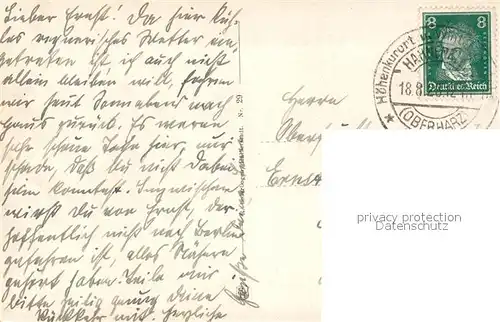 AK / Ansichtskarte Oberharz_Region Spiegeltal Steile Wand Oberharz Region