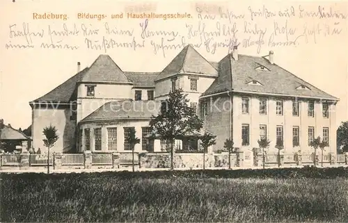 AK / Ansichtskarte Radeburg Bildungs  und Haushaltsschule Radeburg