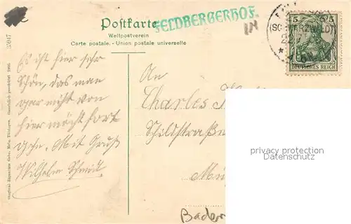 AK / Ansichtskarte Feldberg_Schwarzwald Feldbergerhof Feldberg Schwarzwald