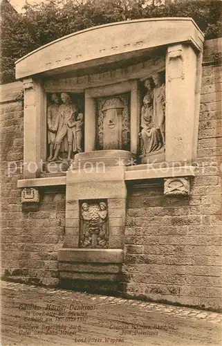 AK / Ansichtskarte Loschwitz Schiller K?rner Denkmal Loschwitz