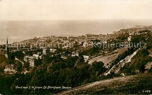 AK / Ansichtskarte Ventnor_Isle_of_Wight from St Boniface Downs Ventnor_Isle_of_Wight