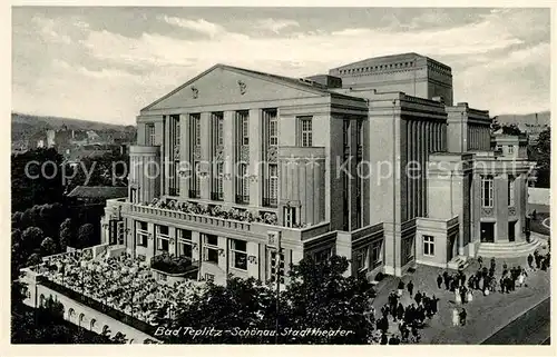 AK / Ansichtskarte Bad_Teplitz Schoenau Stadttheater Bad_Teplitz Schoenau