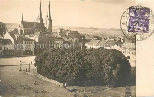 AK / Ansichtskarte Vysoke_Myto Namesti Platz Kirche Vysoke Myto