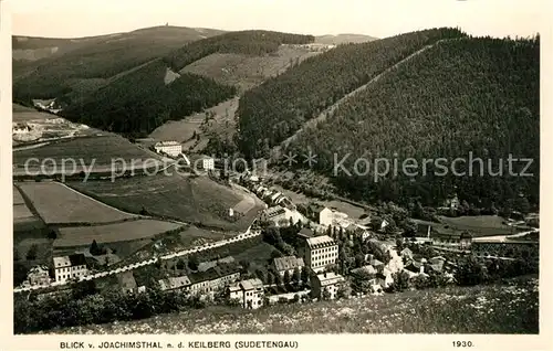 AK / Ansichtskarte Joachimsthal_Tschechien_Sankt Panorama Blick nach dem Keilberg Sudetengau Joachimsthal_Tschechien
