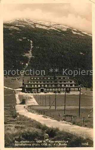 AK / Ansichtskarte Spindlerbaude Bergbaude im Riesengebirge Spindlerbaude