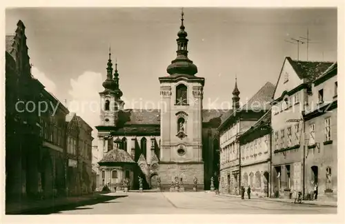 AK / Ansichtskarte Zatec Hostalkovo namesti zatec