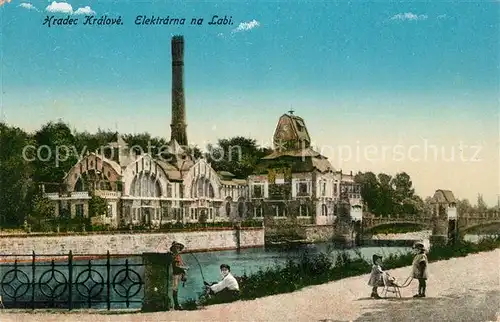 AK / Ansichtskarte Hradec_Kralove Elektrarna na Labi Hradec Kralove