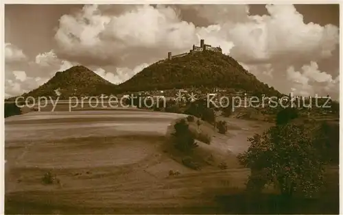 AK / Ansichtskarte Boesig_Bezdekov_Trutnov Landschaftspanorama mit Burgruine 