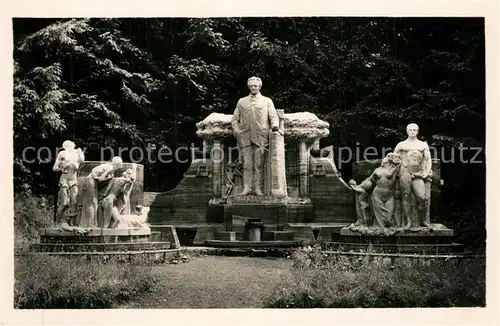 AK / Ansichtskarte Freiwaldau_Tschechien Priessnitzdenkmal Freiwaldau Tschechien