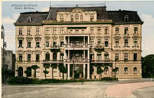 AK / Ansichtskarte Teplitz Schoenau_Teplice Kurhaus 