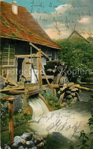 AK / Ansichtskarte Gutach_Breisgau Wasserm?hle Gutach Breisgau