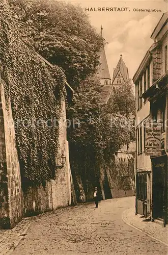 AK / Ansichtskarte Halberstadt D?sterngraben Halberstadt
