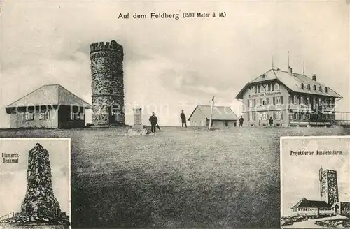 AK / Ansichtskarte Feldberg_Schwarzwald Bismarckturm Feldberg Schwarzwald