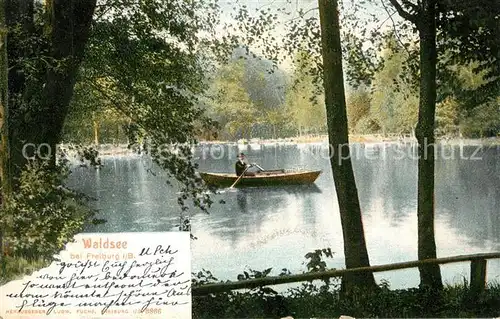 AK / Ansichtskarte Freiburg_Breisgau Waldsee Freiburg Breisgau