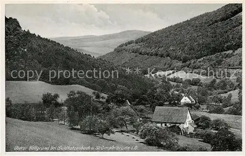 AK / Ansichtskarte Waldkatzenbach Oberer H?llgrund mit Str?mpfelbrunn Waldkatzenbach