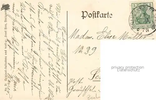 AK / Ansichtskarte Freudenstadt Bismarckruhe im Teuchelwald Freudenstadt