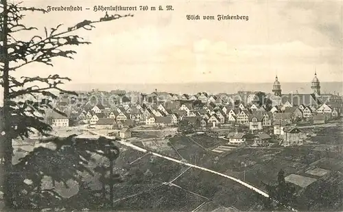 AK / Ansichtskarte Freudenstadt Blick vom Finkenberg Freudenstadt