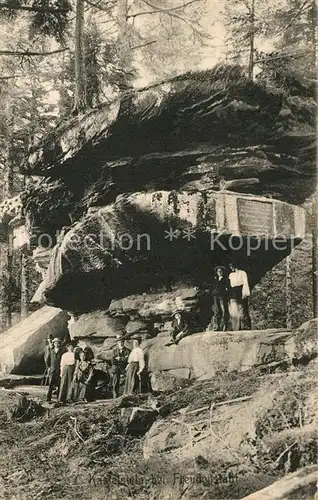 AK / Ansichtskarte Freudenstadt Felsen im Wald Freudenstadt
