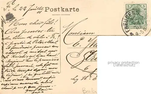 AK / Ansichtskarte Freudenstadt Teucheleweg Freudenstadt