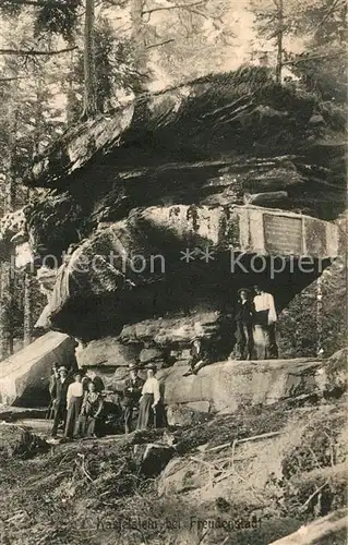 AK / Ansichtskarte Freudenstadt Felsen im Wald Freudenstadt