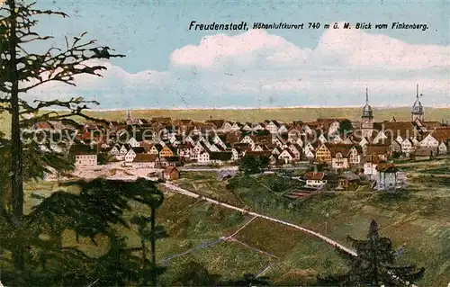 AK / Ansichtskarte Freudenstadt Blick vom Finkenberg Freudenstadt
