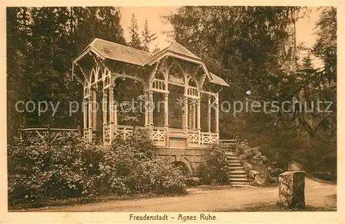 AK / Ansichtskarte Freudenstadt Agnes Ruhe Pavillon Freudenstadt