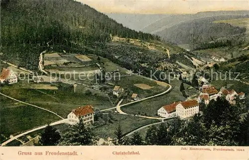 AK / Ansichtskarte Freudenstadt Christofsthal Freudenstadt