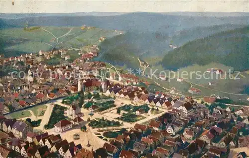 AK / Ansichtskarte Freudenstadt Vogelschau Freudenstadt