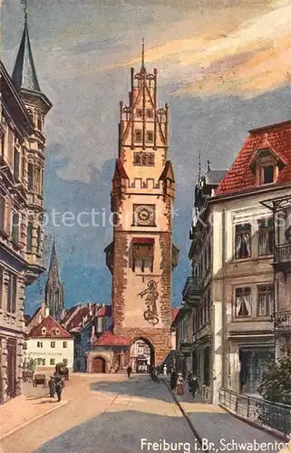 AK / Ansichtskarte Freiburg_Breisgau Schwabentor Freiburg Breisgau