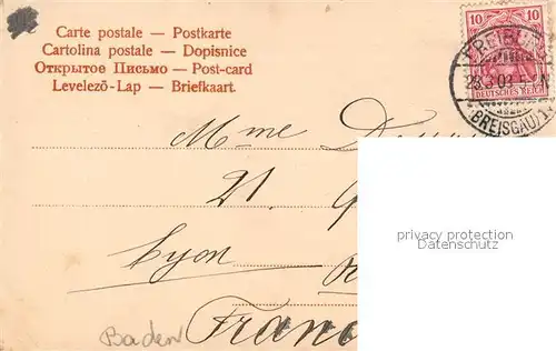 AK / Ansichtskarte Freiburg_Breisgau Schwabentor Freiburg Breisgau