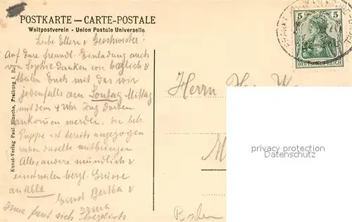 AK / Ansichtskarte Freiburg_Breisgau Rathaus Freiburg Breisgau