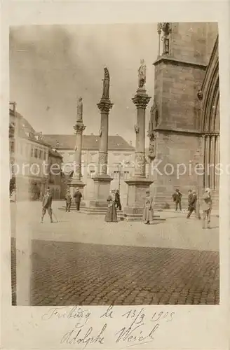 AK / Ansichtskarte Freiburg_Breisgau M?nsterplatz Freiburg Breisgau