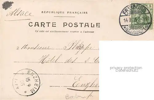 AK / Ansichtskarte Freiburg_Breisgau M?nsterplatz Freiburg Breisgau