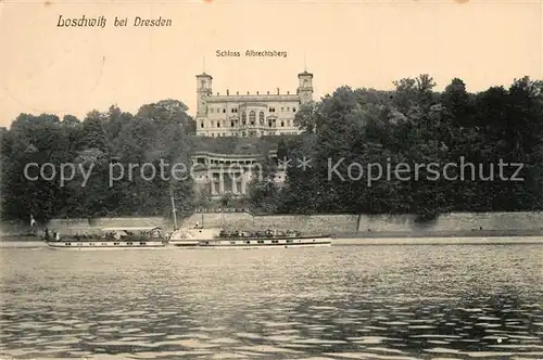 AK / Ansichtskarte Loschwitz Schloss Albrechtsberg Loschwitz