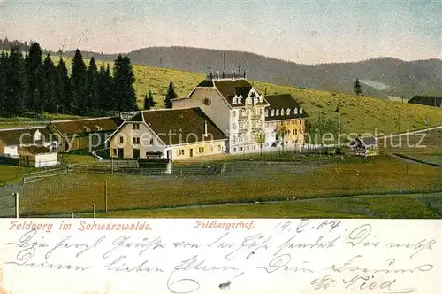 AK / Ansichtskarte Feldberg_Schwarzwald Feldbergerhof Feldberg Schwarzwald