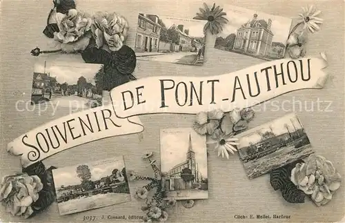 AK / Ansichtskarte Pont Authou Vue partielle Pont Authou